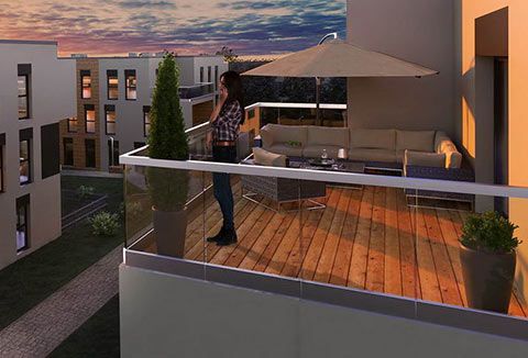 nowe mieszkania na sprzedaż Katowice - balkon, loggia, taras lub ogródek w każdym mieszkaniu